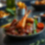 A beautifully arranged plate of Mandi showcasing the vibrant spices and tender meat.