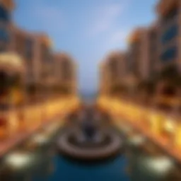 Stunning architectural view of Adagio Palm Jumeirah