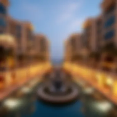 Architectural Elegance of Adagio Palm Jumeirah Stunning architectural view of Adagio Palm Jumeirah