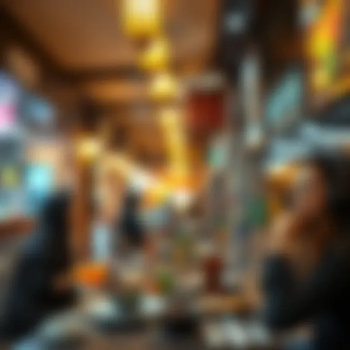 Travelers Enjoying Local Cuisine in Deira Travelers enjoying local cuisine in Deira