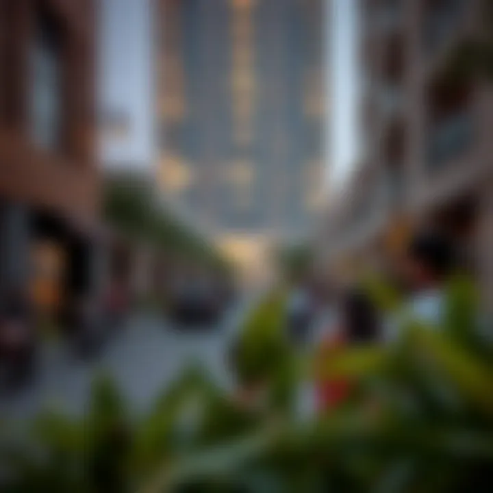 Community atmosphere around Al Durrah Building attracting residents