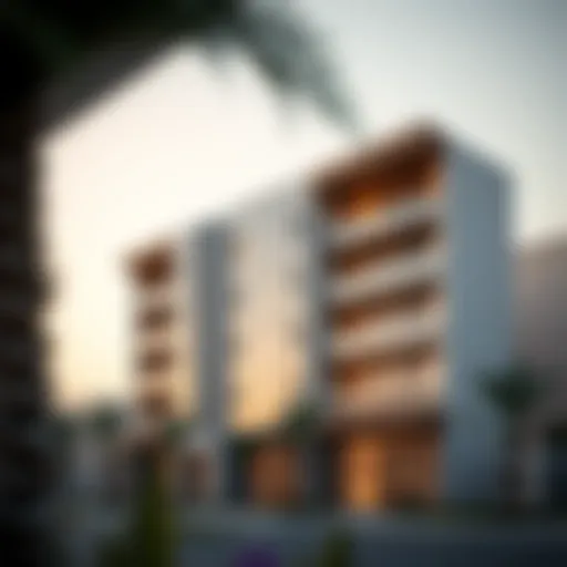 Modern architectural design of Al Mazaya projects