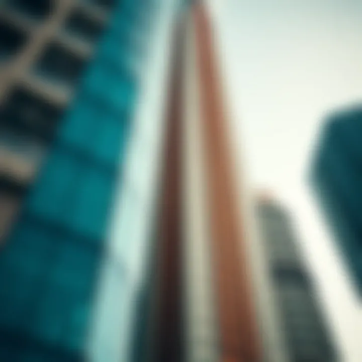 Architectural details of Al Sharaf Tower
