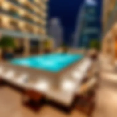 Luxurious amenities in Al Sharaf Tower