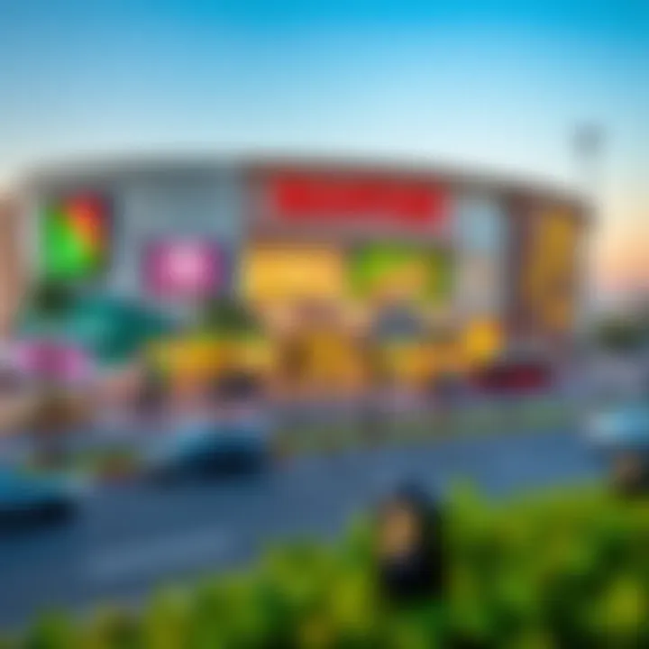 Baniyas Mall's strategic location highlighting its accessibility