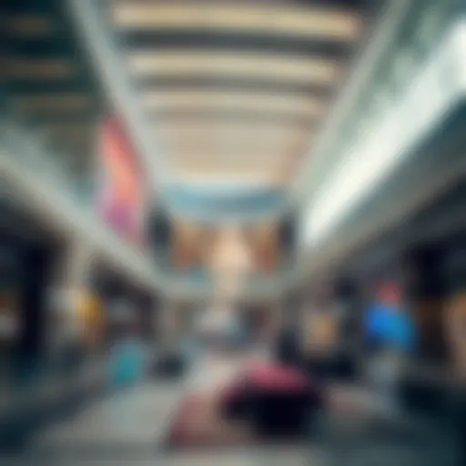 Luxurious interior of Baniyas Mall showcasing modern architecture