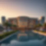 A stunning architectural view of Binghatti Mercedes-Benz development in Dubai