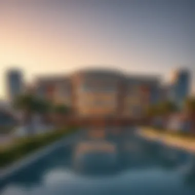 A stunning architectural view of Binghatti Mercedes-Benz development in Dubai