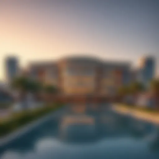 A stunning architectural view of Binghatti Mercedes-Benz development in Dubai