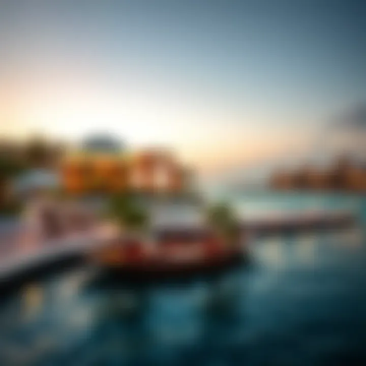 Scenic waterfront at Choithram Palm Jumeirah