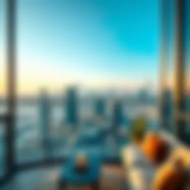 Panoramic View of Dubai Skyline from a 1 Bedroom Unit