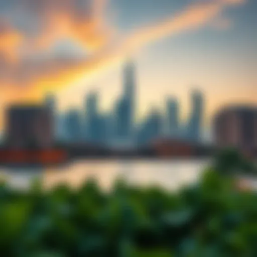 Stunning skyline of Elora Dubai showcasing modern architecture