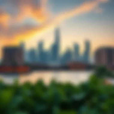 Elora Dubai Skyline Stunning skyline of Elora Dubai showcasing modern architecture