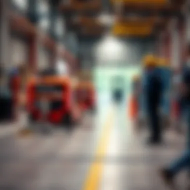 High-tech equipment used in maintenance services