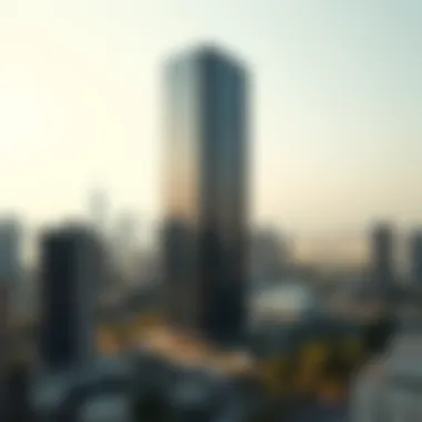 Surrounding urban landscape influenced by Creek Tower