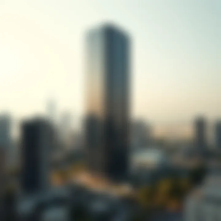 Surrounding urban landscape influenced by Creek Tower