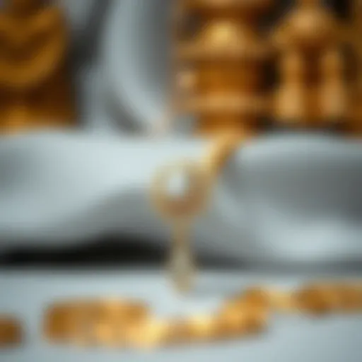 Gold Jewelry Craftsmanship in Dubai Intricate gold jewelry design showcasing craftsmanship