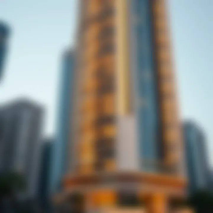 Architectural design details of Tower 1