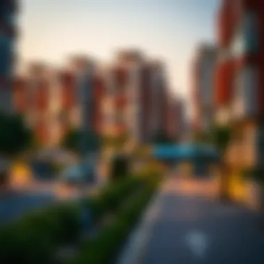 Residential Opportunities Near the Dubai Metro Blue Line Vibrant residential area adjacent to the Dubai Metro Blue Line