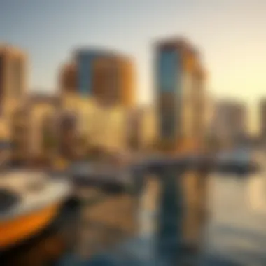 Waterfront Properties in Dubai Marina Dubai Marina showcasing waterfront properties