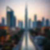 Luxurious Properties in Dubai Skyline of Dubai showcasing luxurious properties