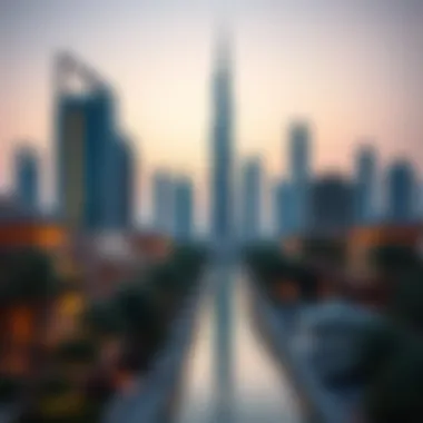 Luxurious Properties in Dubai Skyline of Dubai showcasing luxurious properties