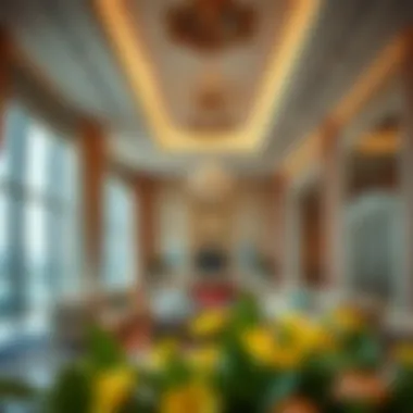 Elegant interiors of an Emaar building