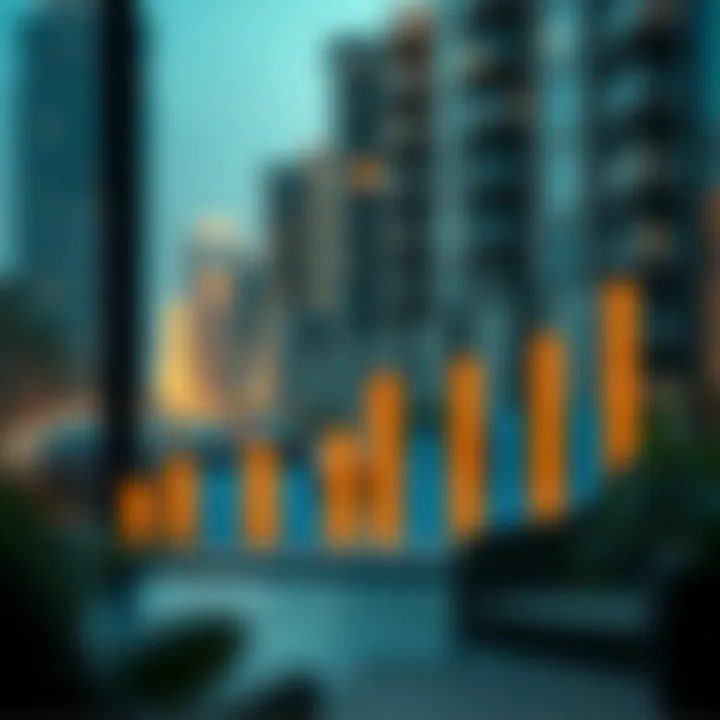 Rental Price Trends in Dubai Graph showcasing rental price trends for 2 BHK apartments in Dubai