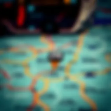 Map highlighting the 26 bus route across Dubai