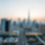 Stunning skyline of Dubai with Al Dar properties