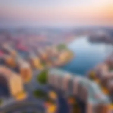 Panoramic View of Al Qusais Aerial view of Al Qusais community