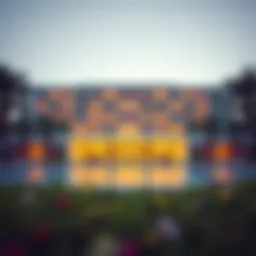 Stunning exterior view of Avani Palm View Hotel showcasing its modern architecture