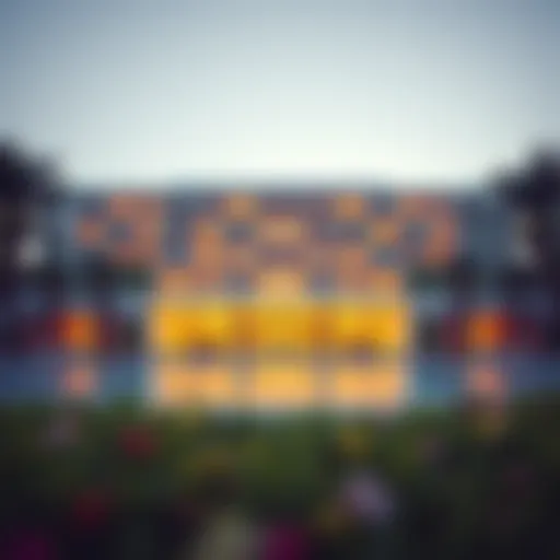 Stunning exterior view of Avani Palm View Hotel showcasing its modern architecture