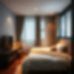 Modern bed space in a shared apartment