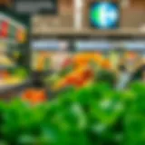 Interior view of Carrefour showcasing fresh produce