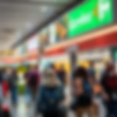 Diverse Offerings at Carrefour Wide shot of shoppers enjoying Carrefour's diverse offerings