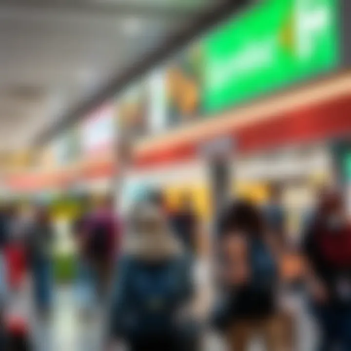 Diverse Offerings at Carrefour Wide shot of shoppers enjoying Carrefour's diverse offerings