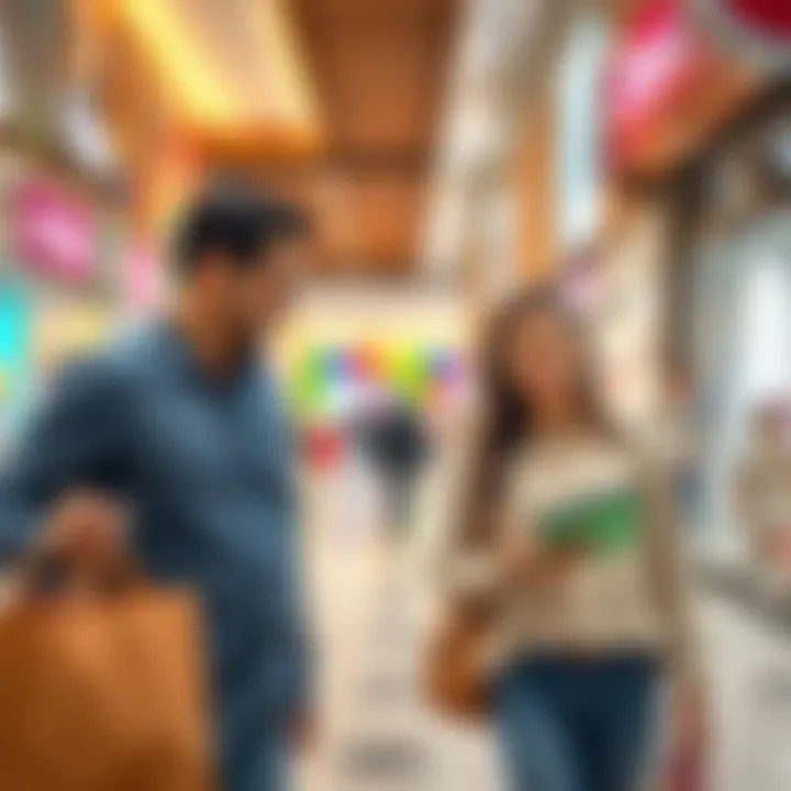 Parents shopping for kids' products