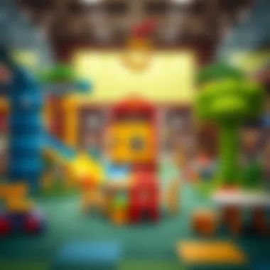 Play area for children in the mall