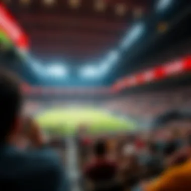 Exciting Sports Event at Coca Cola Arena A vibrant sports event taking place at Coca Cola Arena