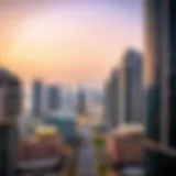 A panoramic view of Dubai's skyline showcasing modern architecture