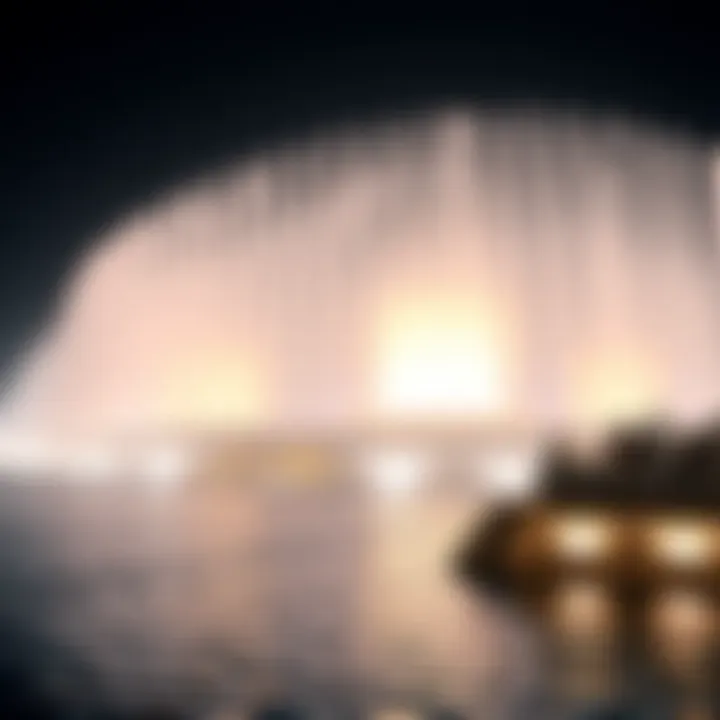 Majestic fountain display in Dubai