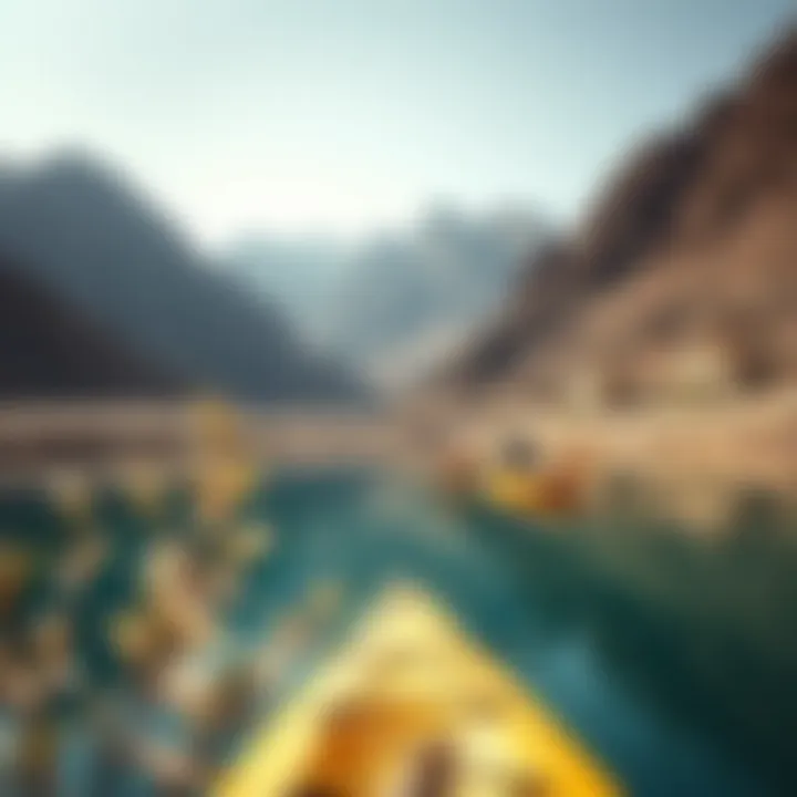 Adventure activities in Hatta, including kayaking and hiking amidst stunning landscapes