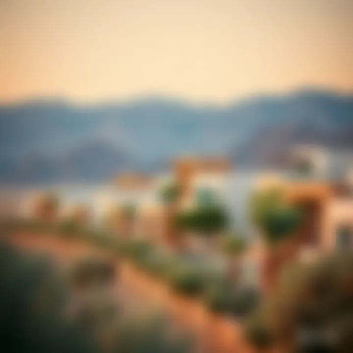 Real estate developments in Hatta showcasing modern properties and natural surroundings