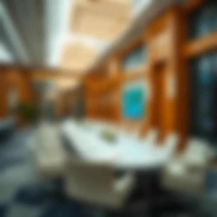 Amenities available at HDS Business Center including meeting rooms