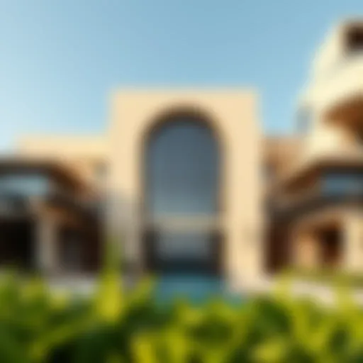 Stunning architectural design of Hill House Dubai