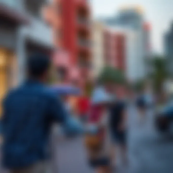 Vibrant lifestyle in JBR Rimal community