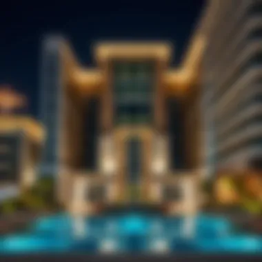 Stunning architectural design of Laya Heights showcasing modern luxury