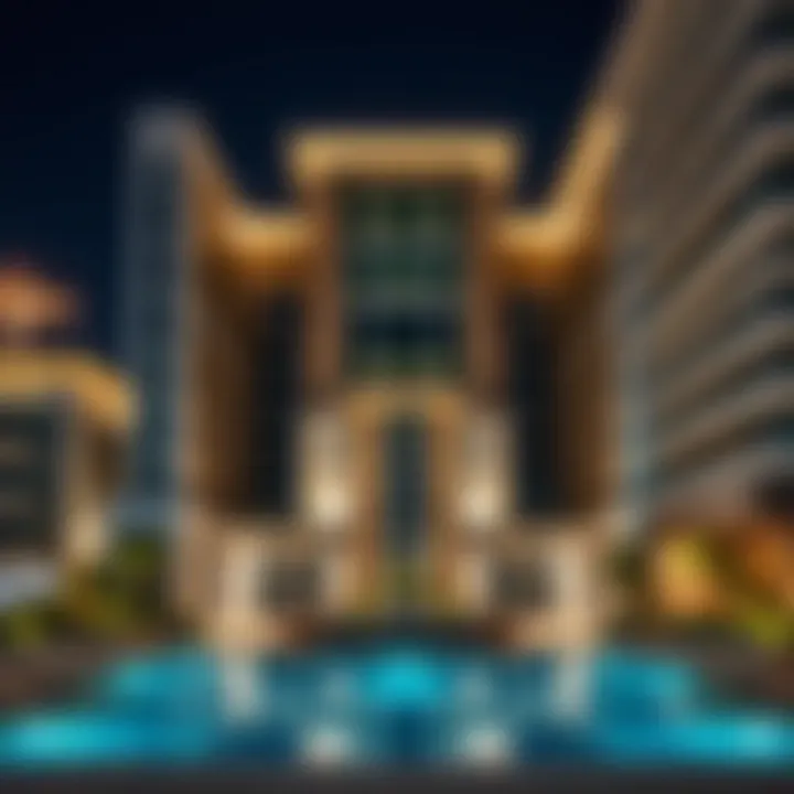 Stunning architectural design of Laya Heights showcasing modern luxury