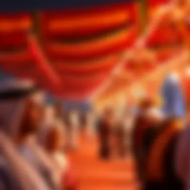 A traditional Emirati festival showcasing cultural heritage
